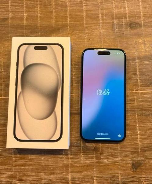 Apple iPhone 15 black, Telecommunicatie, Mobiele telefoons | Apple iPhone, Zo goed als nieuw, 256 GB, Zonder abonnement, Zonder simlock