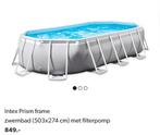 Intex mega zwembad 5x3 in perfecte staat te koop, Tuin en Terras, Zwembaden, Nieuw, 400 cm of meer, Ophalen of Verzenden, Opzetzwembad