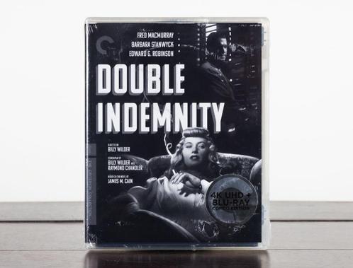 Double Indemnity 4K UHD + Blu-Ray (US Import) Criterion, Cd's en Dvd's, Blu-ray, Nieuw in verpakking, Klassiekers, Ophalen of Verzenden