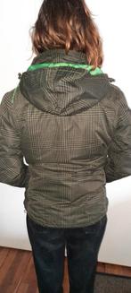 Ski snowboard jack jas van Wildebeast. Legergroen/bruin ruit, Sport en Fitness, Overige merken, 100 tot 140 cm, Ophalen of Verzenden
