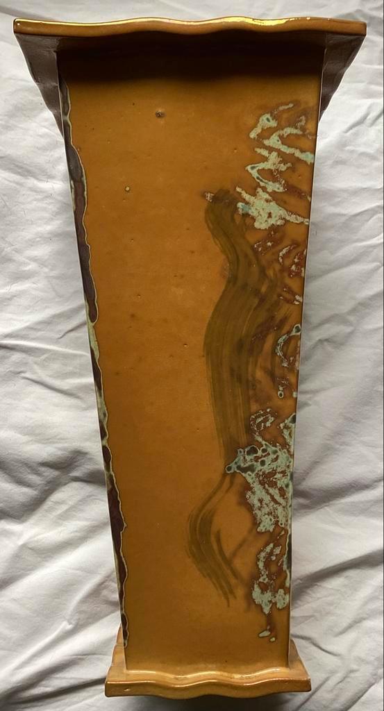 Vintage Mobach Aardewerk Vaas, Huis en Inrichting, Woonaccessoires | Vazen, Zo goed als nieuw, Overige kleuren, Minder dan 50 cm