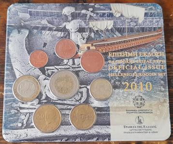 Griekenland FDC muntenset 2010 met 2 euro Stier beschikbaar voor biedingen