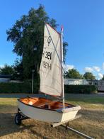 Mooie optimist met toebehoren maar zonder trailer, Watersport en Boten, Ophalen, Gebruikt, Overige typen, Minder dan 15 m²