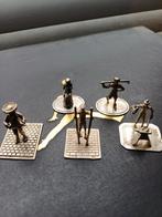 5 Zilveren Miniatuurtjes Ambachten, Antiek en Kunst, Antiek | Goud en Zilver, Ophalen of Verzenden, Zilver