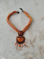 Herfsttinten ketting, Ophalen of Verzenden, Zo goed als nieuw, Overige materialen