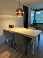 Eetkamerstoelen, Huis en Inrichting, Stoelen, Ophalen, Gebruikt, Grijs, Vijf, Zes of meer stoelen