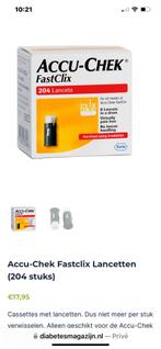 Accu - chek lancetten fastclix, Ophalen of Verzenden, Nieuw