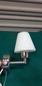 wandlamp wit met chroom, Huis en Inrichting, Lampen | Wandlampen, Ophalen of Verzenden, 'T Olde Gre-j, Info@toldegrej.nl, Endepoelstraat 20f Didam