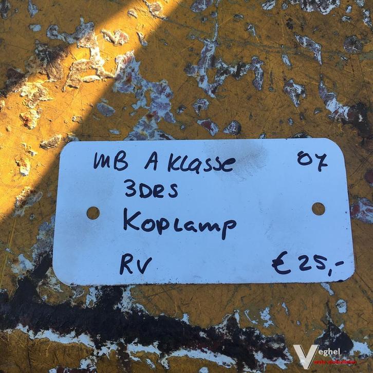 Mercedes A klasse 3drs 2007 Koplamp Rechtsvoor A169 820 02 6, Auto-onderdelen, Verlichting, Gebruikt, Ophalen of Verzenden