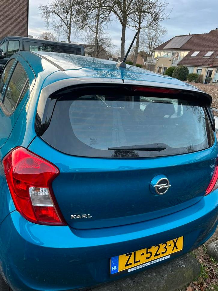 Opel Karl 1.0 Start/stop 75pk 2019 Blauw, Auto's, Opel, Karl, ABS, Airbags, Airconditioning, Bluetooth, Boordcomputer, Centrale vergrendeling