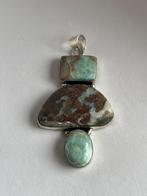 Handgemaakte Larimar Edelsteen Hanger, Overige voorstellingen, Blauw, Nieuw, Ophalen of Verzenden