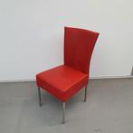 Amide eetkamerstoel - rode skai, Huis en Inrichting, Stoelen, Ophalen, Gebruikt, Rood, Vijf, Zes of meer stoelen