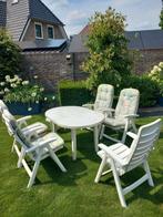 Hartman tuinset 7 delig., Tuin en Terras, Tuinsets en Loungesets, Ophalen, 5 zitplaatsen, Kunststof, Gebruikt