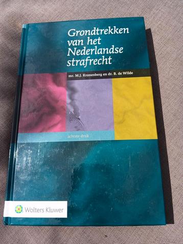 Grondtrekken van het Nederlandse strafrecht 8e druk beschikbaar voor biedingen
