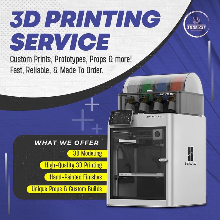 3D prints op maat, Computers en Software, 3D Printers, Nieuw, Ingebouwde Wi-Fi, Ophalen of Verzenden