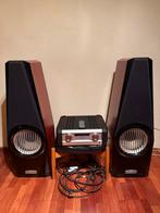 UNIEK !! Quadral Vulkan VII Aurum & Musical Fidelity kW250s, Gebruikt, 120 watt of meer, Front, Rear of Stereo speakers, Ophalen