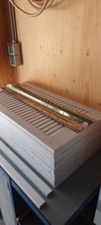 Set van 10 Louvre deuren incl. pianoscharnier, Ophalen, Gebruikt, Minder dan 80 cm, Overige typen