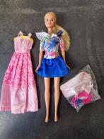 Mattel blonde en brunette barbiepoppen., Ophalen of Verzenden, Gebruikt, Babypop