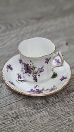Vintage Hammersley Victorian Violets Kop en Schotel, Ophalen of Verzenden, Zo goed als nieuw, Porselein, Kop en/of schotel