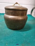tabak pot messing vintage jaren 50, Ophalen of Verzenden