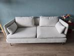Beige Couch / Bank, Ophalen, Gebruikt, Minder dan 75 cm, Driepersoons