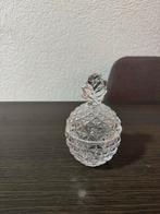 Glazen Bonbonnière Ananas Design, Schaal, Rond, Ophalen of Verzenden, Glas