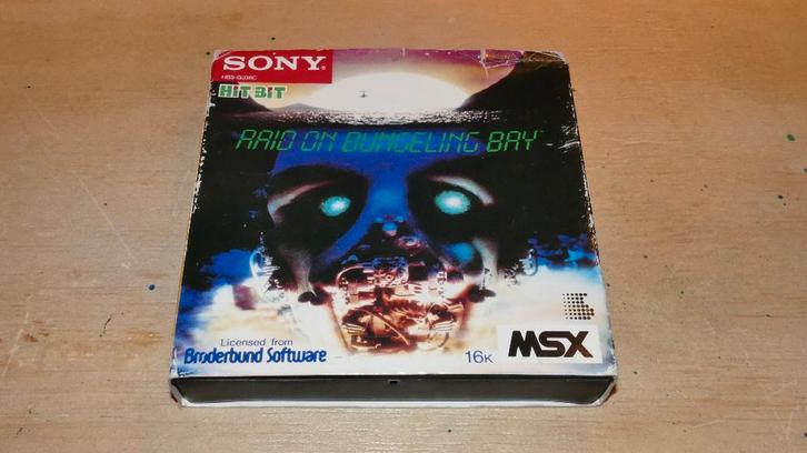 SONY | MSX HIT BIT | Raid On Bungeling Bay | ROM | Cartridge, Computers en Software, Vintage Computers, Ophalen of Verzenden
