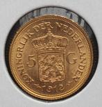 Mooi gouden vijfje - 5 gulden 1912 - Wilhelmina, Postzegels en Munten, Munten | Nederland, Verzenden, 5 gulden, Goud, Koningin Wilhelmina
