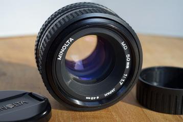 ✅ 📸 Minolta MD 50 mm F 1.7 Prime Lens beschikbaar voor biedingen