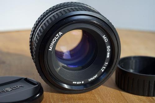 ✅ 📸 Minolta MD 50 mm F 1.7 Prime Lens, Audio, Tv en Foto, Fotografie | Lenzen en Objectieven, Gebruikt, Standaardlens, Ophalen