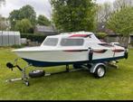 Kajuitboot 20pk jhonson inclusief trailer. Moet weg !!!!, Watersport en Boten, Motorboten en Motorjachten, Ophalen, 10 tot 30 pk