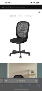 Ikea flintan bureaustoel, Huis en Inrichting, Bureaustoelen, Ophalen of Verzenden, Zo goed als nieuw, Zwart