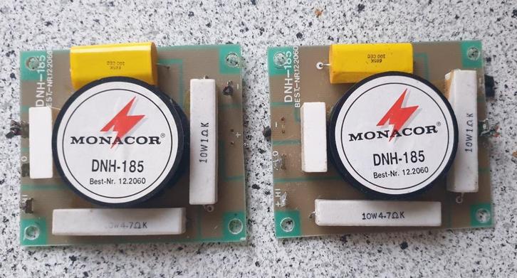 Set  high pas filters , 18db ,5500hz , 8 ohm, 250 watt, Audio, Tv en Foto, Luidsprekers, Gebruikt, Front, Rear of Stereo speakers