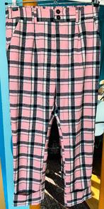 leuke roze geruite broek Bershka L valt als M nieuw, Kleding | Dames, Broeken en Pantalons, Maat 38/40 (M), Verzenden, Nieuw, Bershka