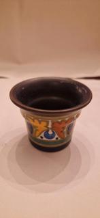 Antiek Plateel Bekertje, ca. 1920, Antiek en Kunst, Antiek | Keramiek en Aardewerk, Ophalen of Verzenden
