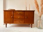 Vintage retro dressoir kast mid century tv meubel, Huis en Inrichting, Kasten | Dressoirs, Ophalen, 25 tot 50 cm