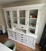 Super mooie houten Buffetkast, Huis en Inrichting, Ophalen, 200 cm of meer, Hout met glazen ruitjes, Zo goed als nieuw