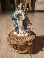 Vintage juwelendoosje met Maria en engelen, Ophalen of Verzenden