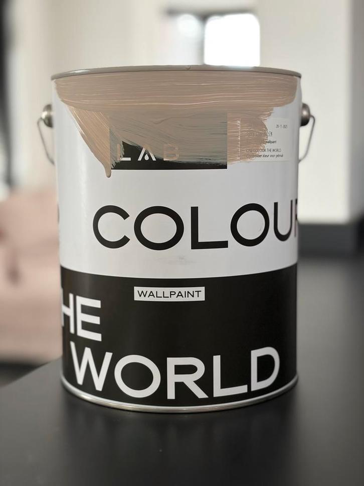 Lab colour verf, Doe-het-zelf en Verbouw, Verf, Beits en Lak, Zo goed als nieuw, Verf, Minder dan 5 liter, Overige kleuren, Ophalen