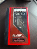 Sharp casette/radio walkman. JC-126H(R) werkend., Verzenden, Walkman