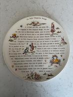 Gien Gebaksschaal Roodkapje - 30,3 cm, Huis en Inrichting, Ophalen of Verzenden, Zo goed als nieuw, Overige stijlen, Schaal of Schalen