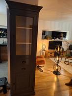 Buffetkast-Vitrinekast Grijs, Huis en Inrichting, Kasten | Vitrinekasten, Ophalen, Gebruikt, 200 cm of meer, 50 tot 100 cm