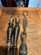 3 stuks zeldzame wetstalen met kop koe, Ophalen
