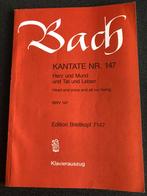 J.S.Bach - kantate 147 Herz und Mund und Tat und Leben, Muziek en Instrumenten, Bladmuziek, Ophalen of Verzenden, Zo goed als nieuw