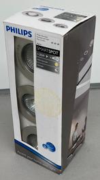 Philips inbouwspots set (Agena/MyLiving,3x max.35W,GU10,dim), Huis en Inrichting, Lampen | Spots, Minimalistisch / Modern, Metaal of Aluminium