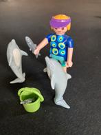 Playmobil dolfijnen verzorgster., Ophalen of Verzenden, Zo goed als nieuw