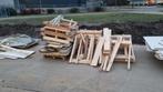 gratis Hout, Doe-het-zelf en Verbouw, Hout en Planken, Gebruikt, Ophalen of Verzenden, 50 mm of meer, Balk