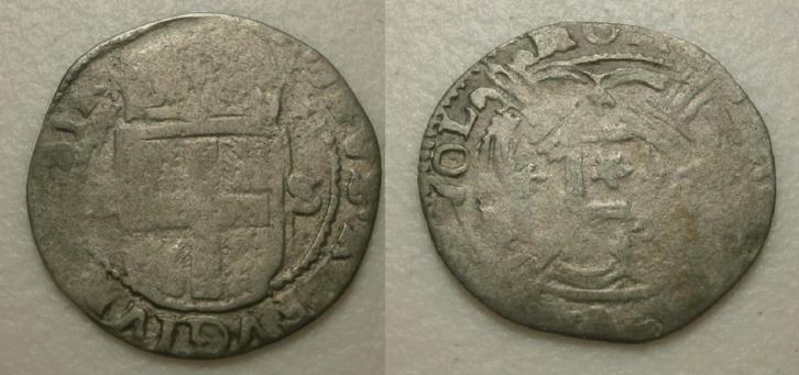 PD11075 Zwolle Stuiver z.j. (1599), Postzegels en Munten, Munten | Nederland, Losse munt, 5 cent, Vóór koninkrijk, Zilver, Ophalen of Verzenden