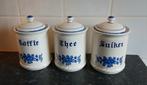 koffie thee en suiker potten, Ophalen
