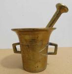 Brons - vijzel met stamper [1109], Antiek en Kunst, Antiek | Koper en Brons, Ophalen